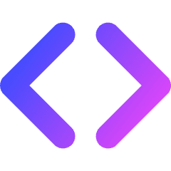 Angle Brackets Icon from Core Gradient Set