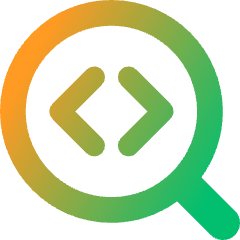 Code Analysis Icon from Core Gradient Set