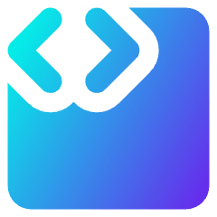 Code Block Icon from Core Gradient Set