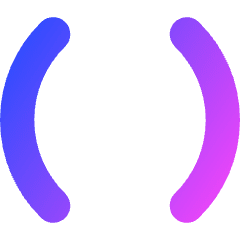 Round Brackets Icon from Core Gradient Set