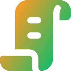 Script 1 Icon from Core Gradient Set