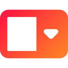 Drop Down Menu Icon from Core Gradient Set