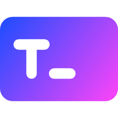 Text Field Icon from Core Gradient Set