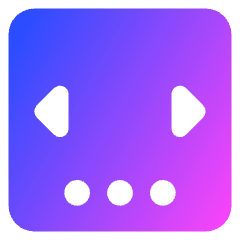 Ui Browser Slider 1 Icon from Core Gradient Set
