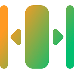 Ui Phone Slider Horizontal Icon from Core Gradient Set