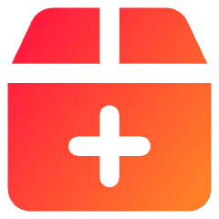 Shipment Add Icon from Core Gradient Set