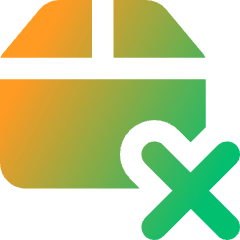 Shipment Delivery Fail Icon from Core Gradient Set