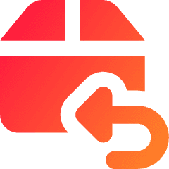 Shipment Return Icon from Core Gradient Set