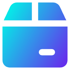 Shipping Box 2 Icon from Core Gradient Set