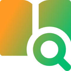 Definition Search Book Icon from Core Gradient Set
