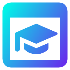 Web Application Learning Icon from Core Gradient Set