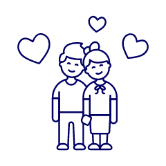 Couple Happy 1 Illustration from UX Line Set