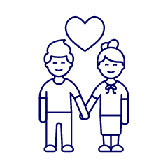 Couple Holding Hand 1 Illustration from UX Line Set