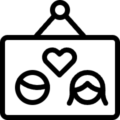 Couple Frame Image Icon from Ultimate Light Set