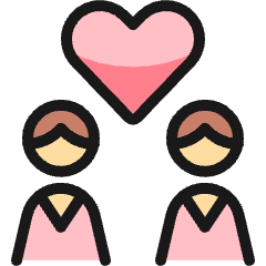 Couple Woman Woman 1 Icon from Ultimate Colors Set