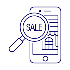 App Store Sale Illustration from UX Line Set