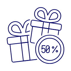 Gift Box Sale Illustration from UX Line Set