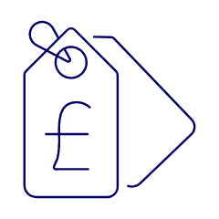 Tags Pounds Illustration from UX Line Set