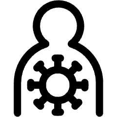 Covid Carrier Human Icon from Ultimate Regular Set