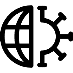 Covid 19 Virus Pandemic 2 Icon from Ultimate Regular Set