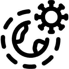 Covid 19 Virus Pandemic 3 Icon from Ultimate Regular Set