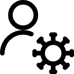 Covid19 Virus Patient 1 Icon from Ultimate Regular Set