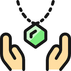 Crafts Necklace Icon from Ultimate Colors Set