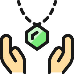 Crafts Necklace Icon from Ultimate Colors Set