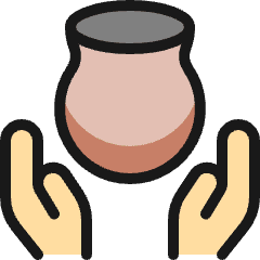 Crafts Pottery Icon from Ultimate Colors Set