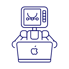 Artist Robot 1 Illustration from UX Line Set