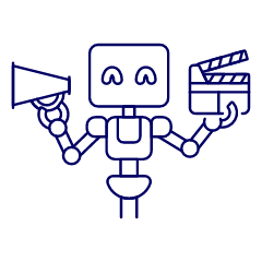 Filmmaking Robot 2 Illustration from UX Line Set