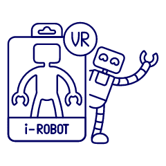 Vr Robot 2 Illustration from UX Line Set