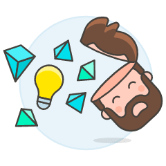 Creative Brain 1 Illustration from UX Colors Set