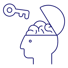 Unlock Brain Creativity 1 Illustration from UX Line Set