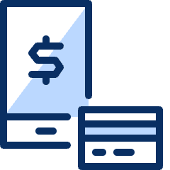 Credit Card Application Mobile Icon from Cyber Duotone Set