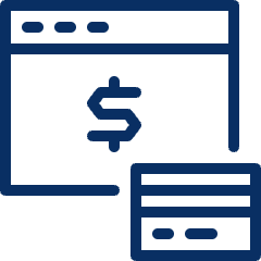 Credit Card Application Window Icon from Cyber Line Set