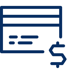 Credit Card Dollar Icon from Cyber Line Set
