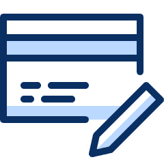 Credit Card Edit Icon from Cyber Duotone Set
