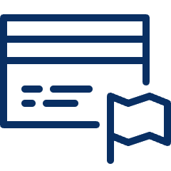 Credit Card Flag Icon from Cyber Line Set