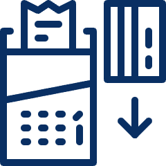 Credit Card Payment Machine Icon from Cyber Line Set