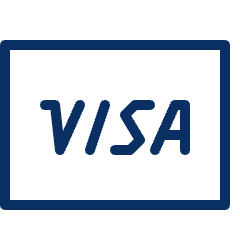 Credit Card Visa Icon from Cyber Line Set