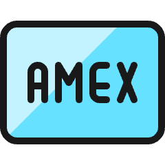 Credit Card Amex Icon from Ultimate Colors Set
