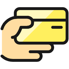Credit Card Give Icon from Ultimate Colors Set