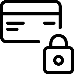 Credit Card Lock Icon from Ultimate Light Set
