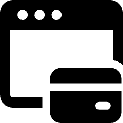 Credit Card Online Payment Icon from Ultimate Bold Set