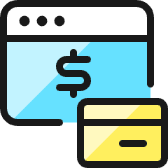 Credit Card Online Payment Icon from Ultimate Colors Set