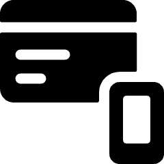 Credit Card Smartphone Icon from Ultimate Bold Set