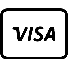 Credit Card Visa Icon from Ultimate Light Set