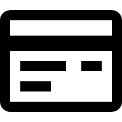 Credit Card Icon from Nova Line Icons Set