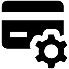 Credit Card Setting Icon from Nova Solid Set